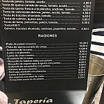 Taperia Bbt Otra menu