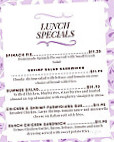Livingston Diner menu
