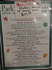 Park Wood Diner menu