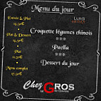 Chez Le Gros menu