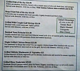 Angry Trout Cafe menu