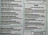 Angry Trout Cafe menu