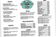 Box Car Cafe menu