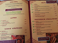 Restaurant Indian Palace Limburg menu