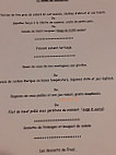 Le Relais De Sceaury menu