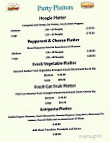 Hawk's Corner Deli menu