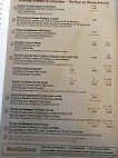Le Zinneke menu