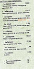 La Jogasse menu