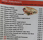 Rialto Pizza menu