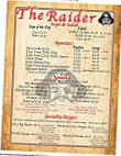 Raider menu