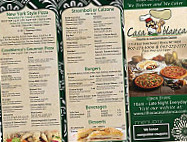 Casa Blanca menu