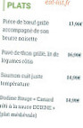 Les Jardins D'affinity menu