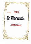 Le Florentin Hôtel Central menu