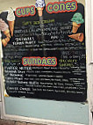 Jimmy's Ice Cream Stand menu