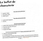 Les Buffets du Vieux Port menu