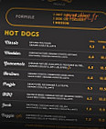 Jack's Hot Dogs menu