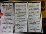 24 Exchange Deli Sweet Shoppe menu