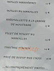 Le Mathys menu