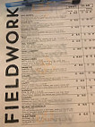 Fieldwork Brewing Company menu