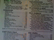 Betsys Diner menu