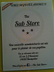 The Sub Store menu