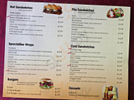 Oasis Cafe Mediterranean Deli Grill menu