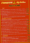 O Triangle D'or menu