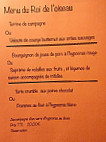 Brasserie La Trifolle menu