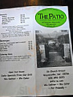 The Patio Bistro menu