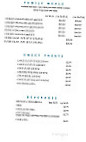 Reo Diner menu