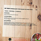Naya's Food menu