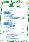 Hemmi's Schlemmerhütte menu