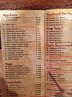 Castle View Chinese menu