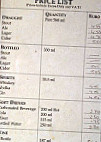 Baurnafea House menu