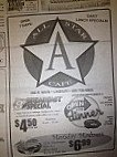 All-star Cafe menu