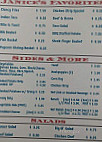 Janice's Barbeque Pit menu