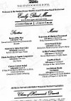 The Station House menu