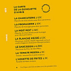La Guinguette D'avèze menu
