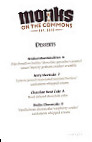 Monks On The Commons menu