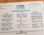 The Fish Box Flannery's Seafood menu