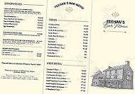 Feehan's, menu