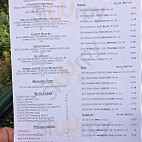 Stone Cliff Inn menu