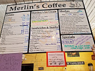Merlin's Coffee inside