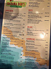 Bahama Bob's menu