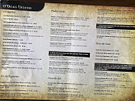 O'dea's Bistro menu