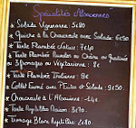 La Vue Des Alpes menu