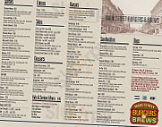 Main Street Burgers Brews menu