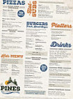 The Pines menu