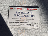 De L'hôtel Le Relais Issoldunois Issoudun menu