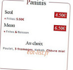 French Baba menu